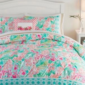 Lilly Pulitzer-PB Teen Orchid Border Duvet & Sham